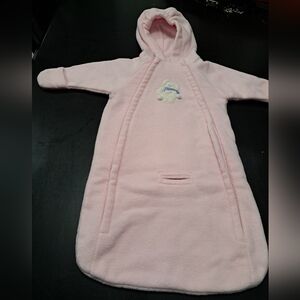 Carter's Pink Baby Girl's Snow Suit/Bunting   Fits 3-6 mo